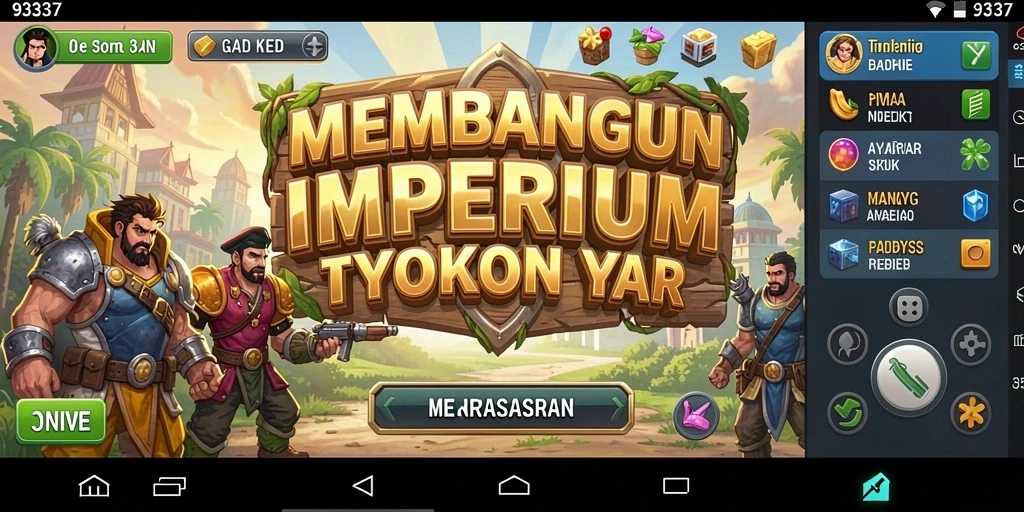 Tampilan gameplay Tycoon yang menarik dan penuh strategi.