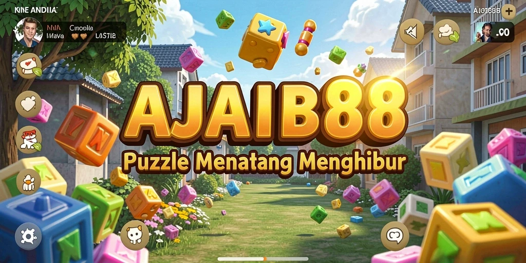 Screenshot AJAIB88 menampilkan gameplay menyenangkan di level puzzle.