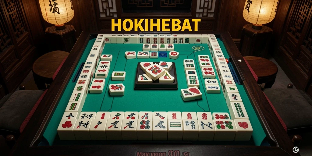 Gameplay seru HOKIHEBAT dalam permainan Mahjong yang menantang.