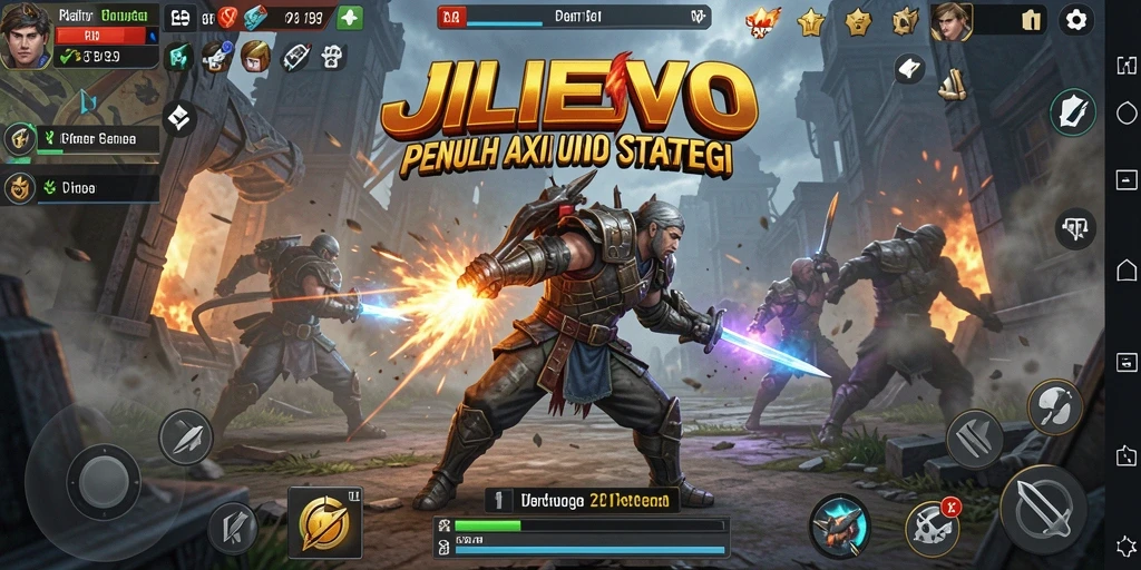 Gameplay seru dengan pertarungan yang menegangkan di JILIEVO.