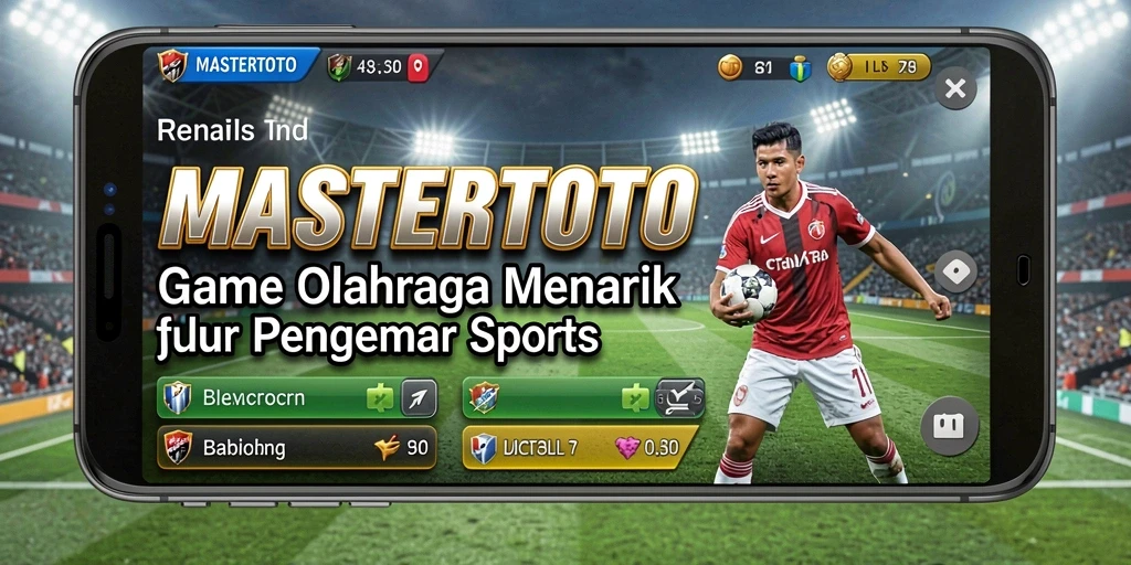 Tampilan menarik dari permainan olahraga MASTERTOTO.