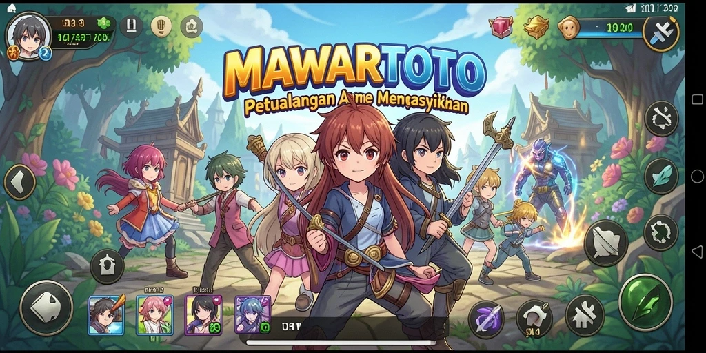 Gameplay seru dan karakter anime yang menawan.