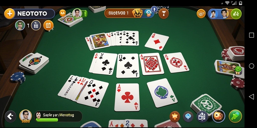 Tampilan gameplay NEOTOTO yang penuh warna dan interaktif.
