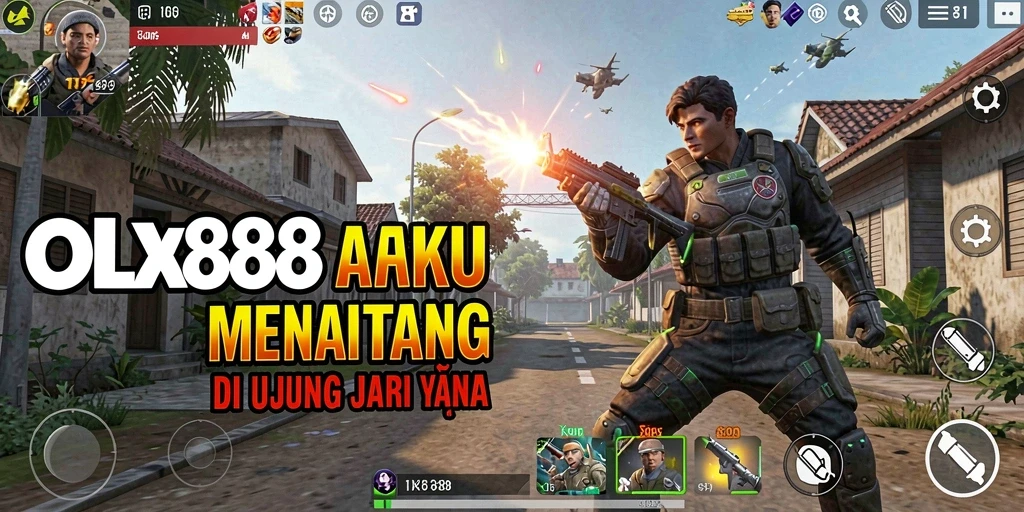 Tampilan gameplay seru di OLX888 dengan aksi mendebarkan.