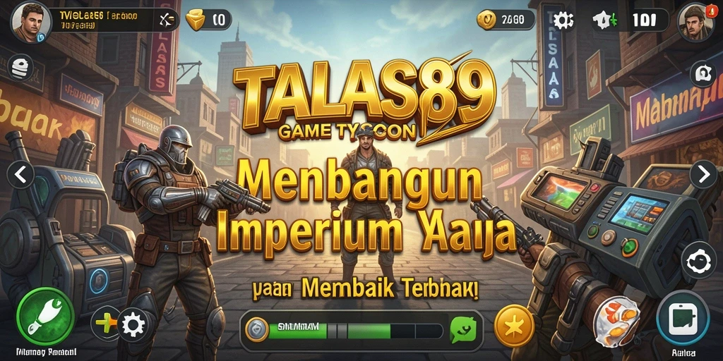 Screenshot utama TALAS89 menampilkan gameplay Tycoon yang menarik.